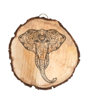 تابلو چوبی مدل فیل